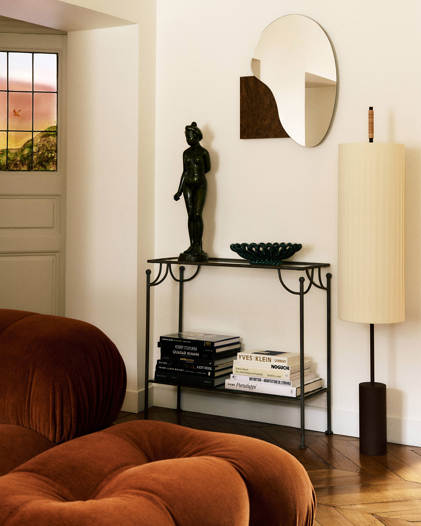 Dorica Floor Lamp, Cylindrical Base