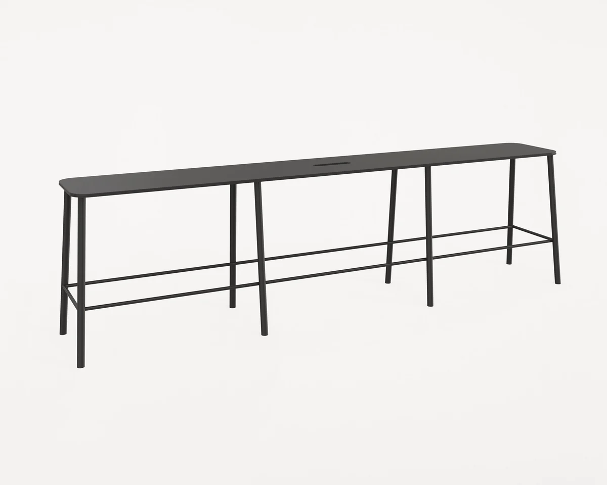 Adam Bench Mono, Black L1600