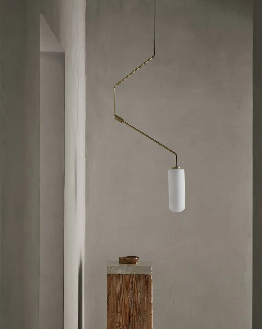 Ventus Pendant, Form 02, Brass