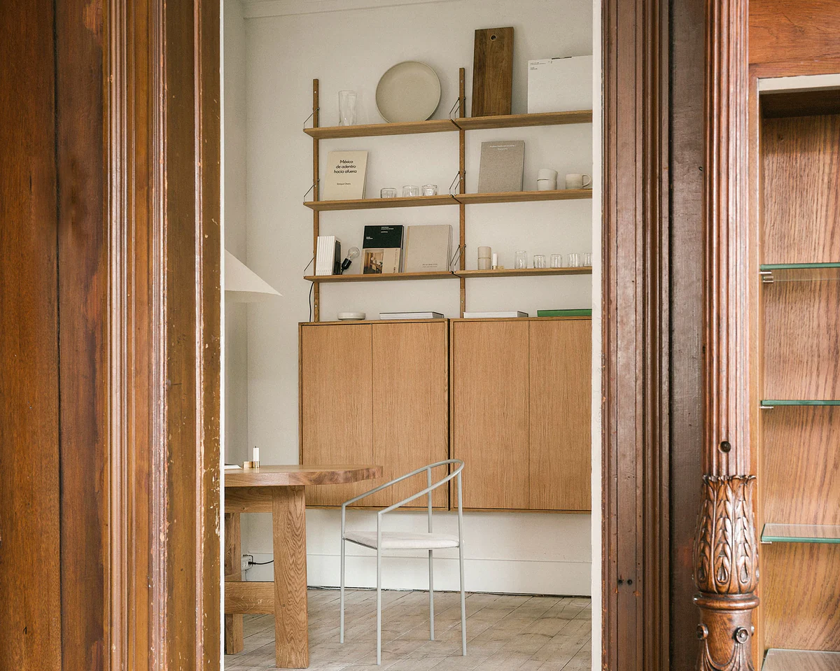 Shelf Library, Cabinet Large, H1852 x W80CM – Wool