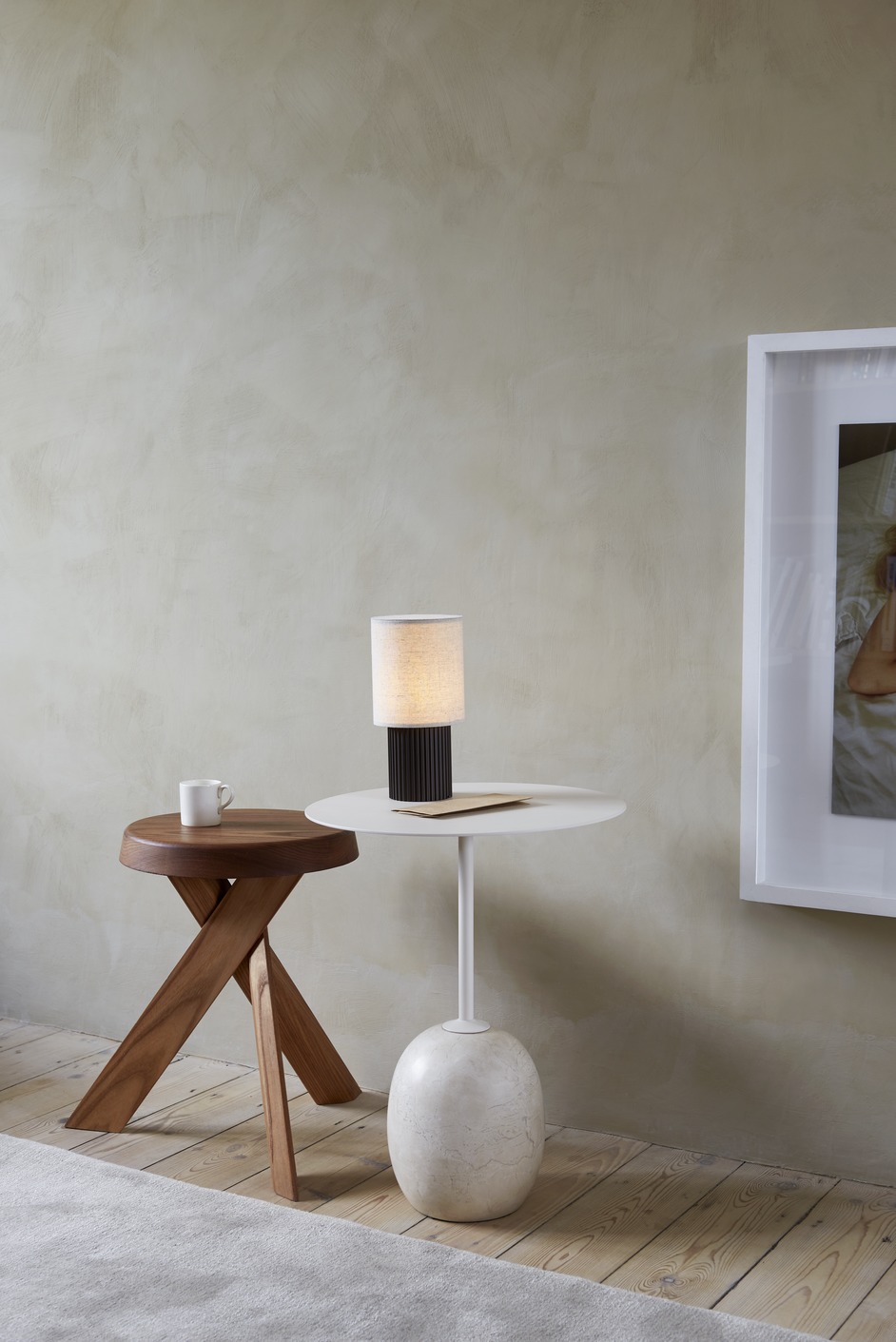 Manhattan SC52, Canvas, Portable Lamp, Dimmable, Bronzed Brass