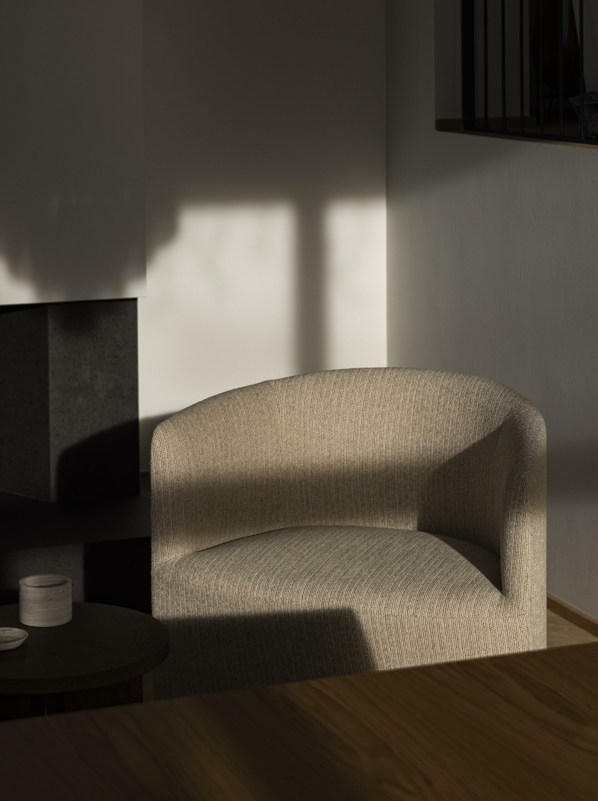 Tearoom Lounge Chair, Savanna 202