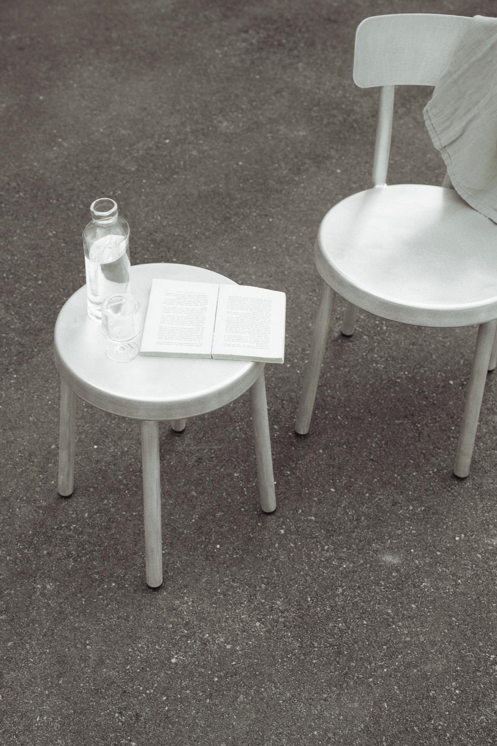 Tasca Stool, Hand Brushed