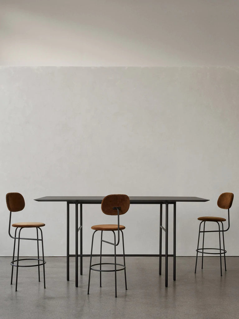 Afteroom Counter Chair Plus, Black Steel / Champion 035