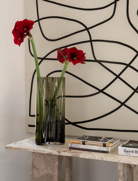 Androgyne Lounge Table, Kunis Breccia Base, Kunis Breccia Stone Table Top