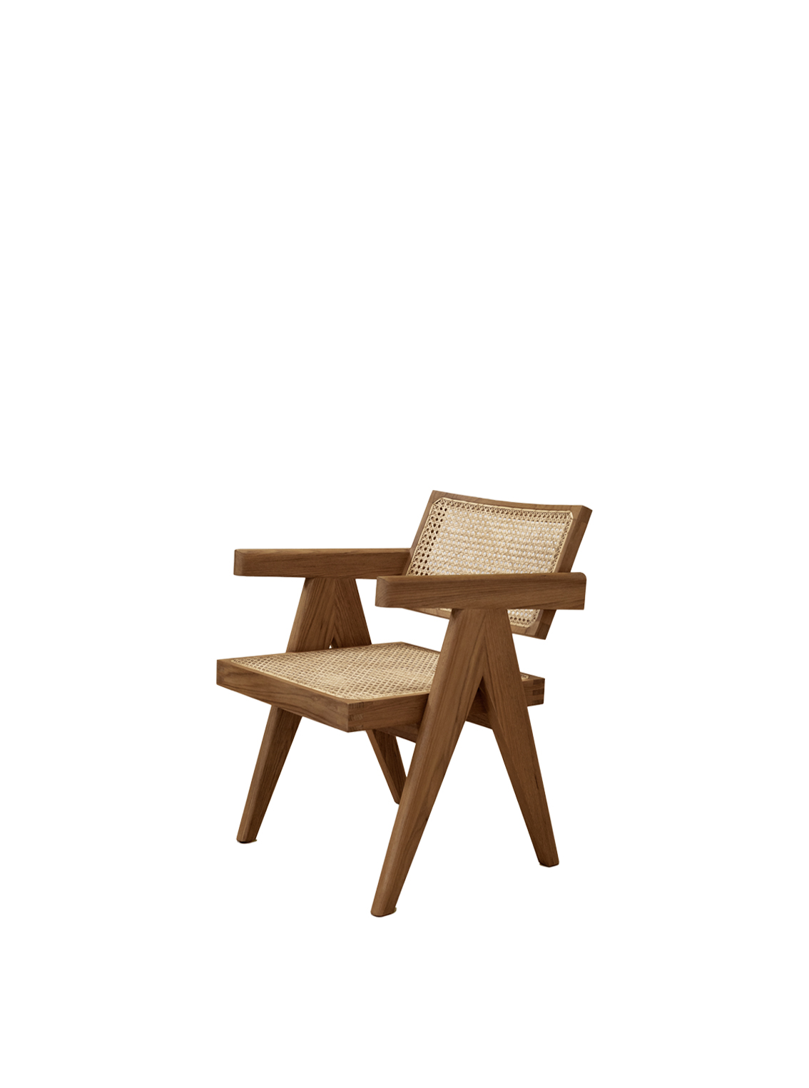 Office Chair (V Leg) – Children’s Edition, Natural Teak / Dark Stained Teak