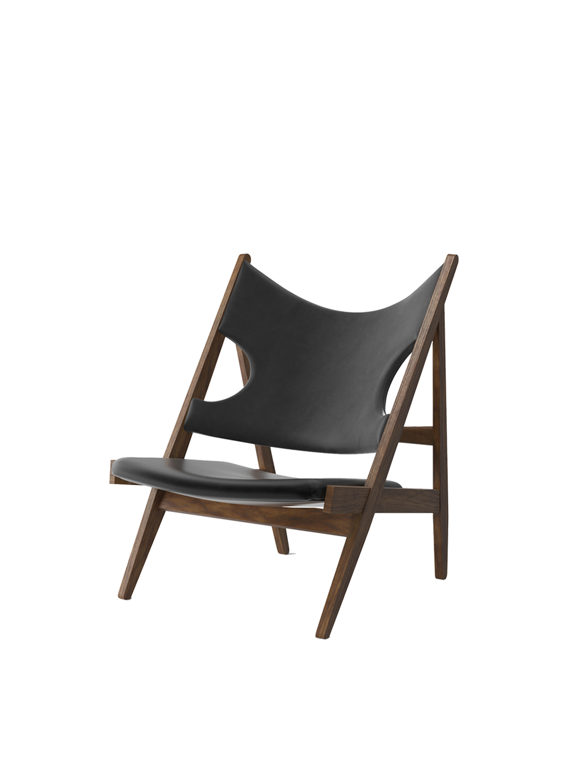 Knitting Lounge Chair, Walnut Base, PC1L