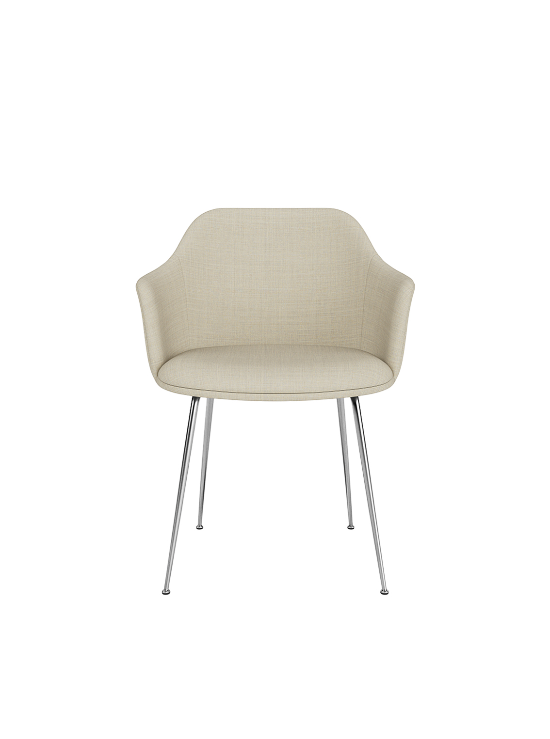 Rely Armchair HW36, Full / Seat Upholstery, Fabric Grp. 1 / Tube Base