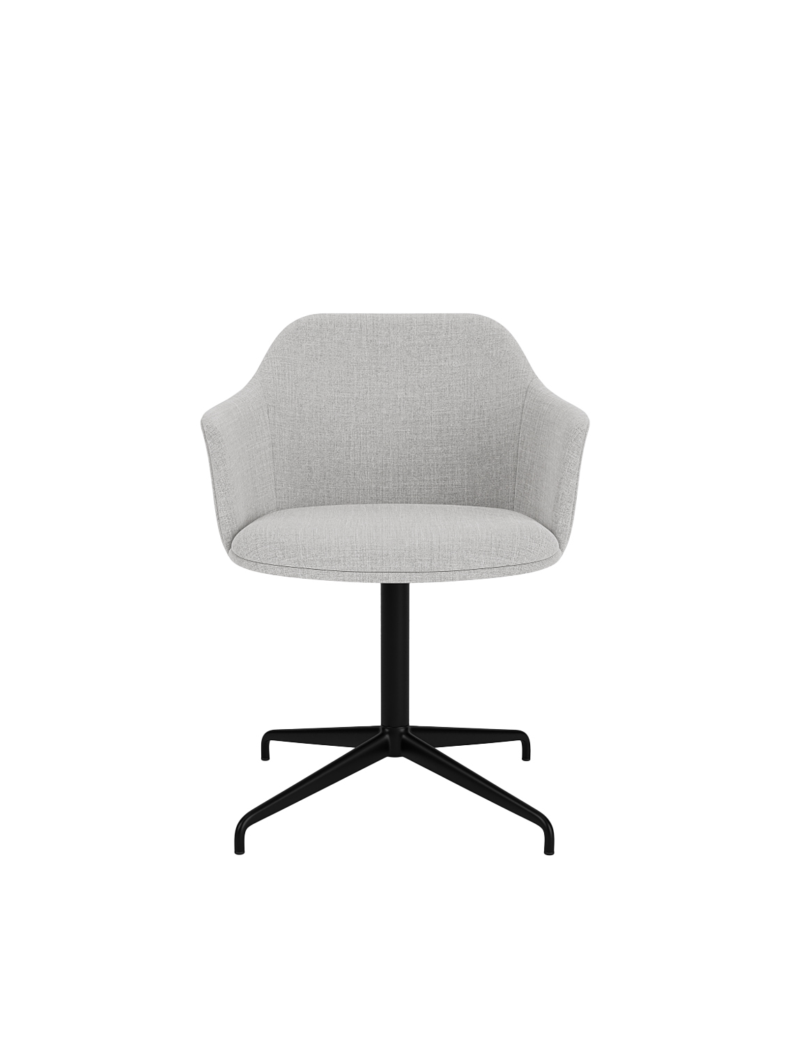 Rely Armchair HW46, Full / Seat Upholstery, Remix 123 / 4-Star Swivel Base / Return