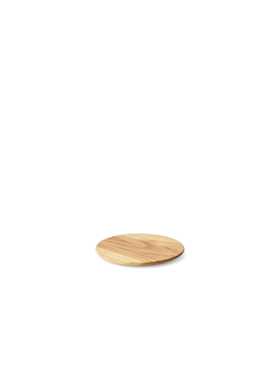 New Norm Dinnerware Wooden Plate, Dia 11.4, Oiled Oak, 2 pcs