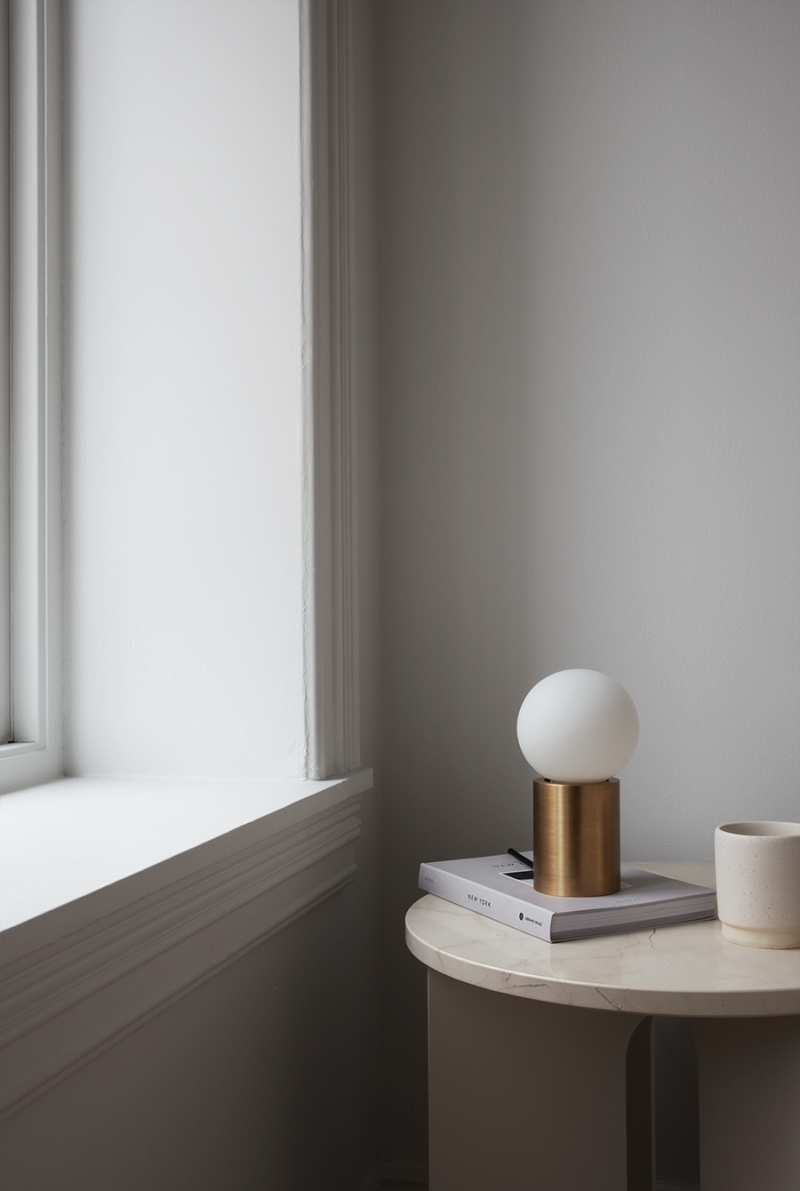 Socket, Occasional Lamp, Brushed Brass