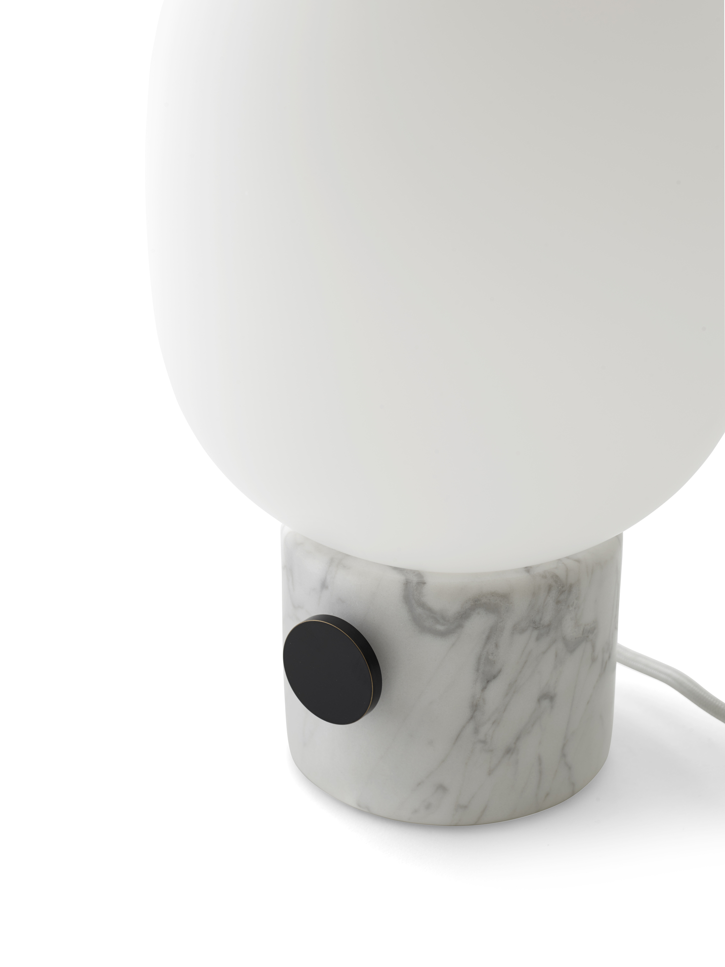 JWDA Table Lamp, White Marble