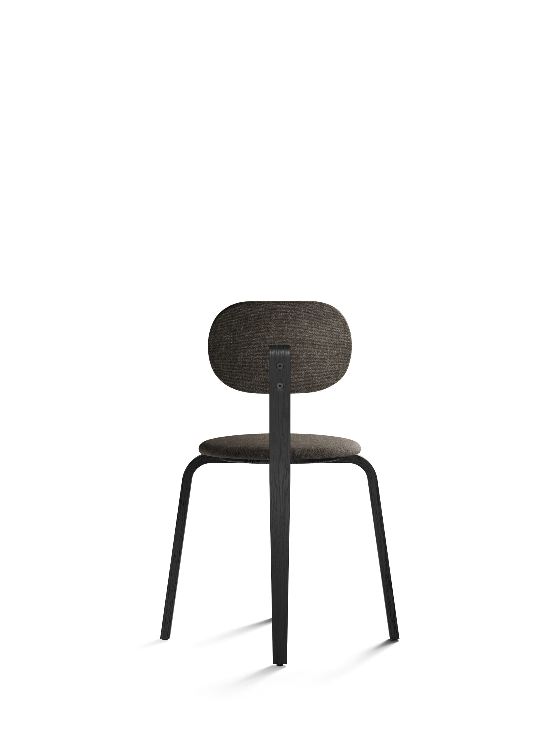 Afteroom Plywood Dining Chair, Black Ash / Moss 0014
