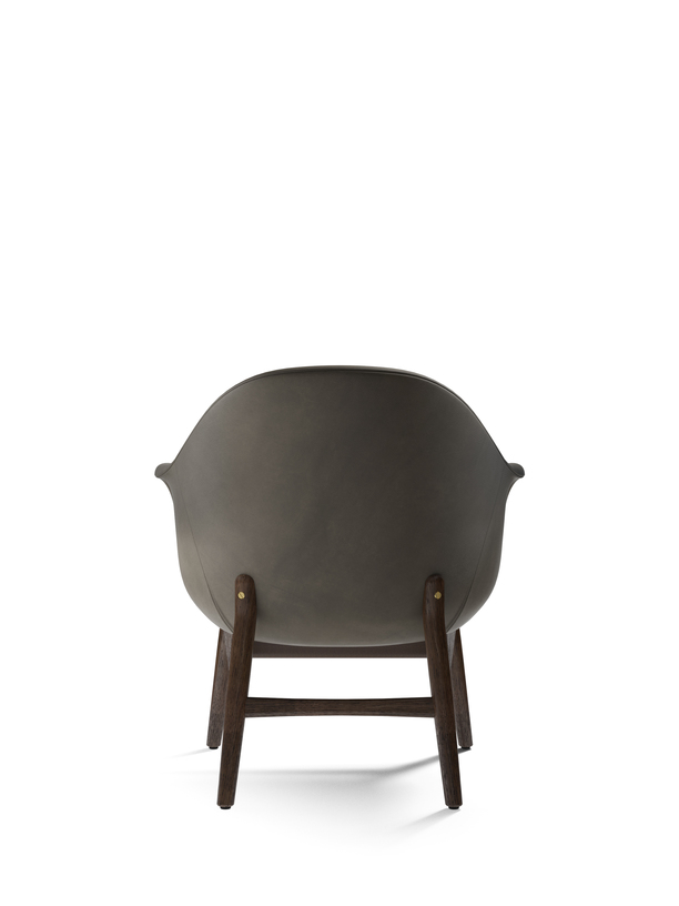 Harbour Lounge Chair, Oak Base, Upholstered, Dark Stained Oak, 0311 Dakar, Nevotex