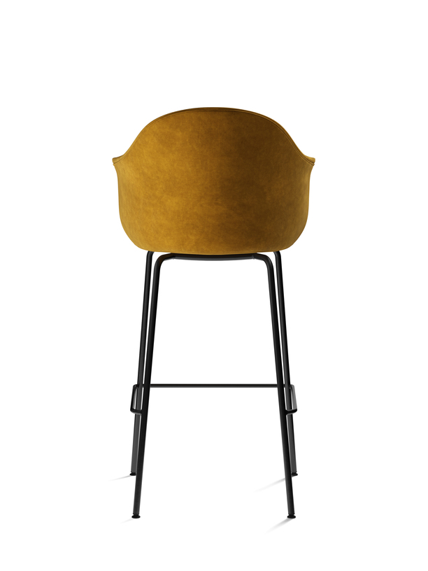 Harbour Bar Chair, Upholstered, Upholstered, Black / Champion 041
