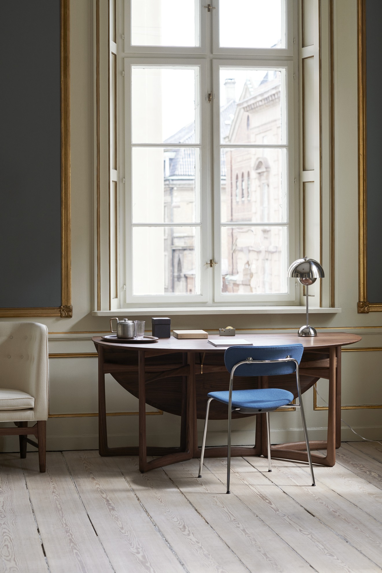 Drop Leaf HM6, Walnut