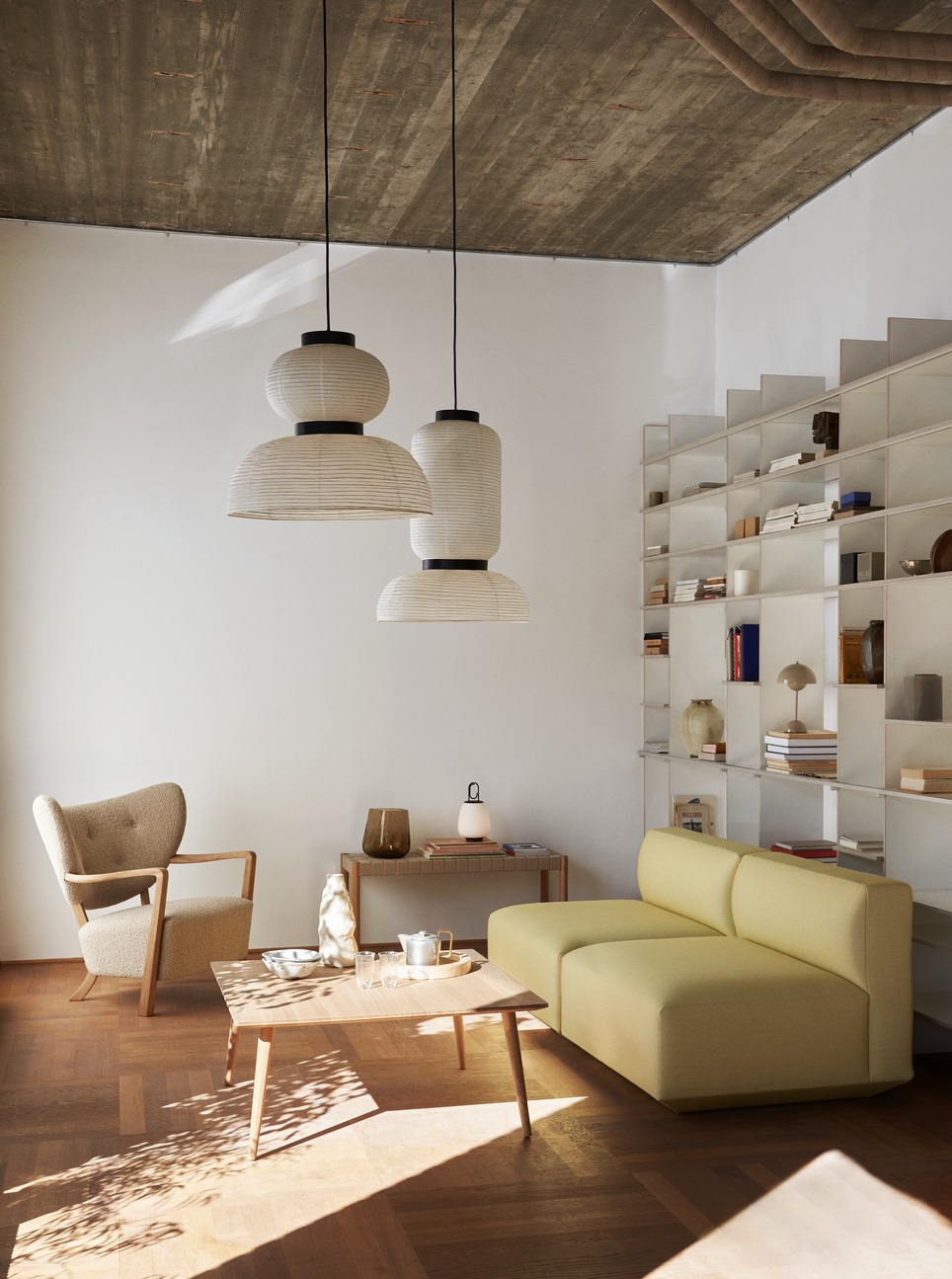 Wulff Lounge Chair ATD2 & Wulff Pouf ATD3, Karakorum 003