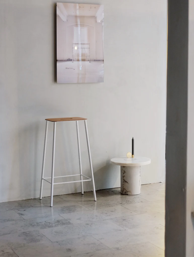 Sintra Table, Marble Edition Table, Large, White
