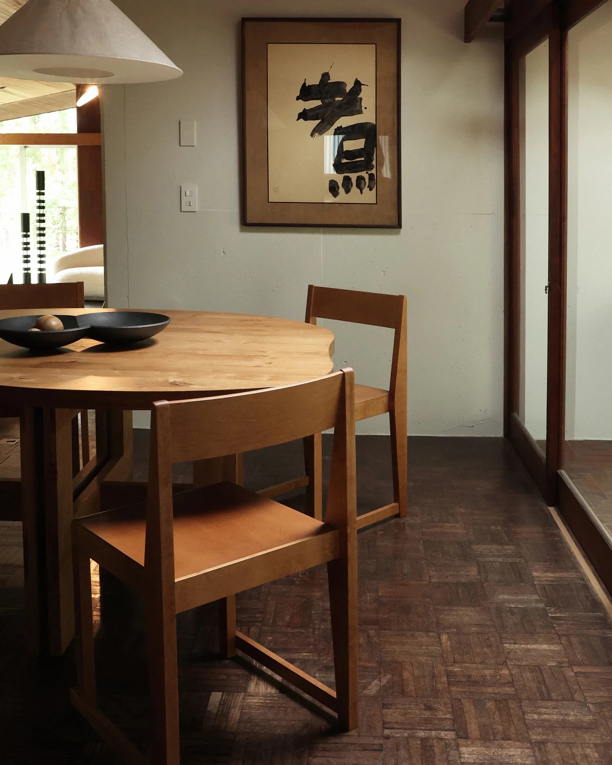 Chair 01, Warm Brown Frame / Seat