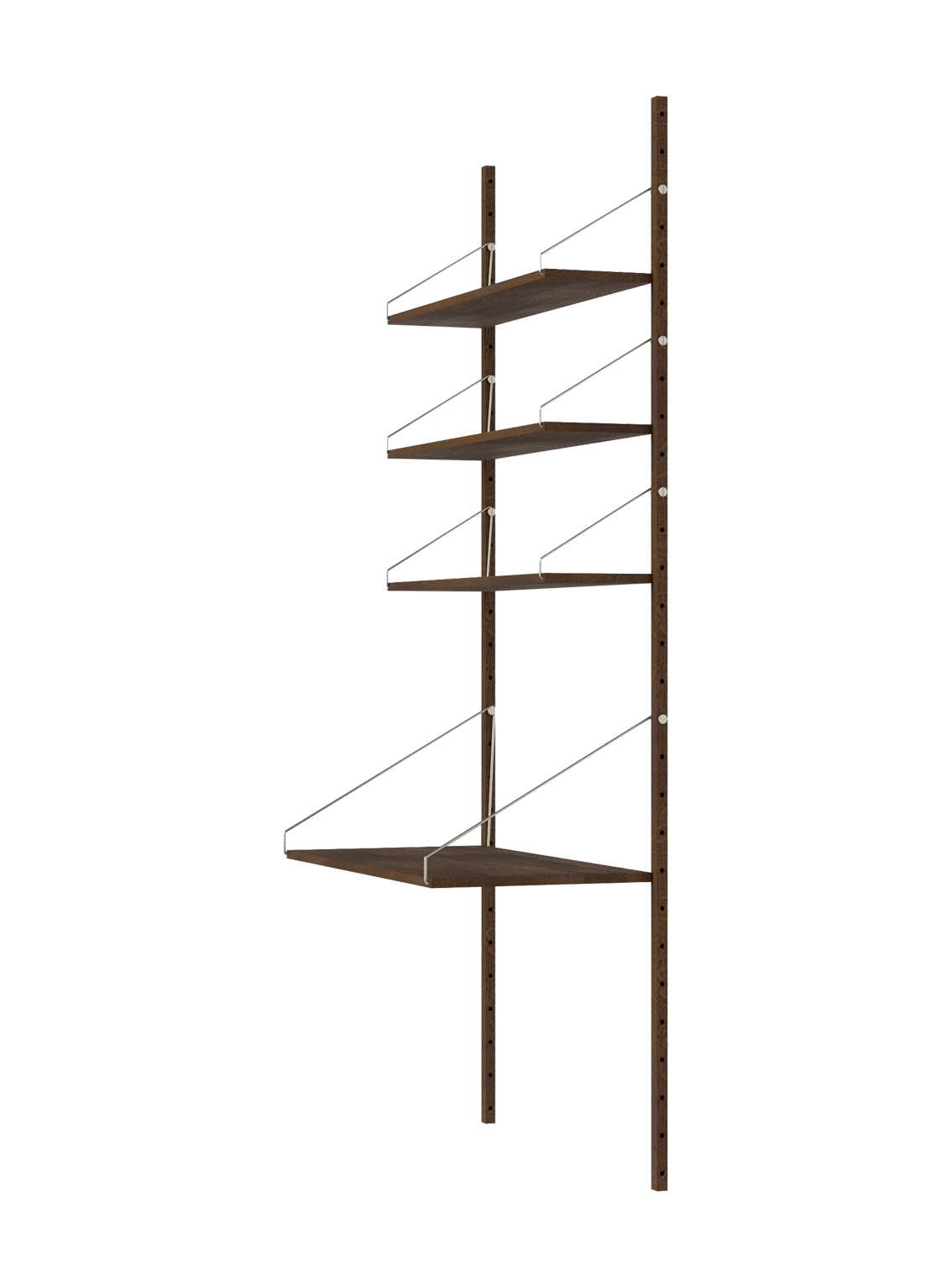 Shelf Library, Desk Section,  H1852 x W80CM