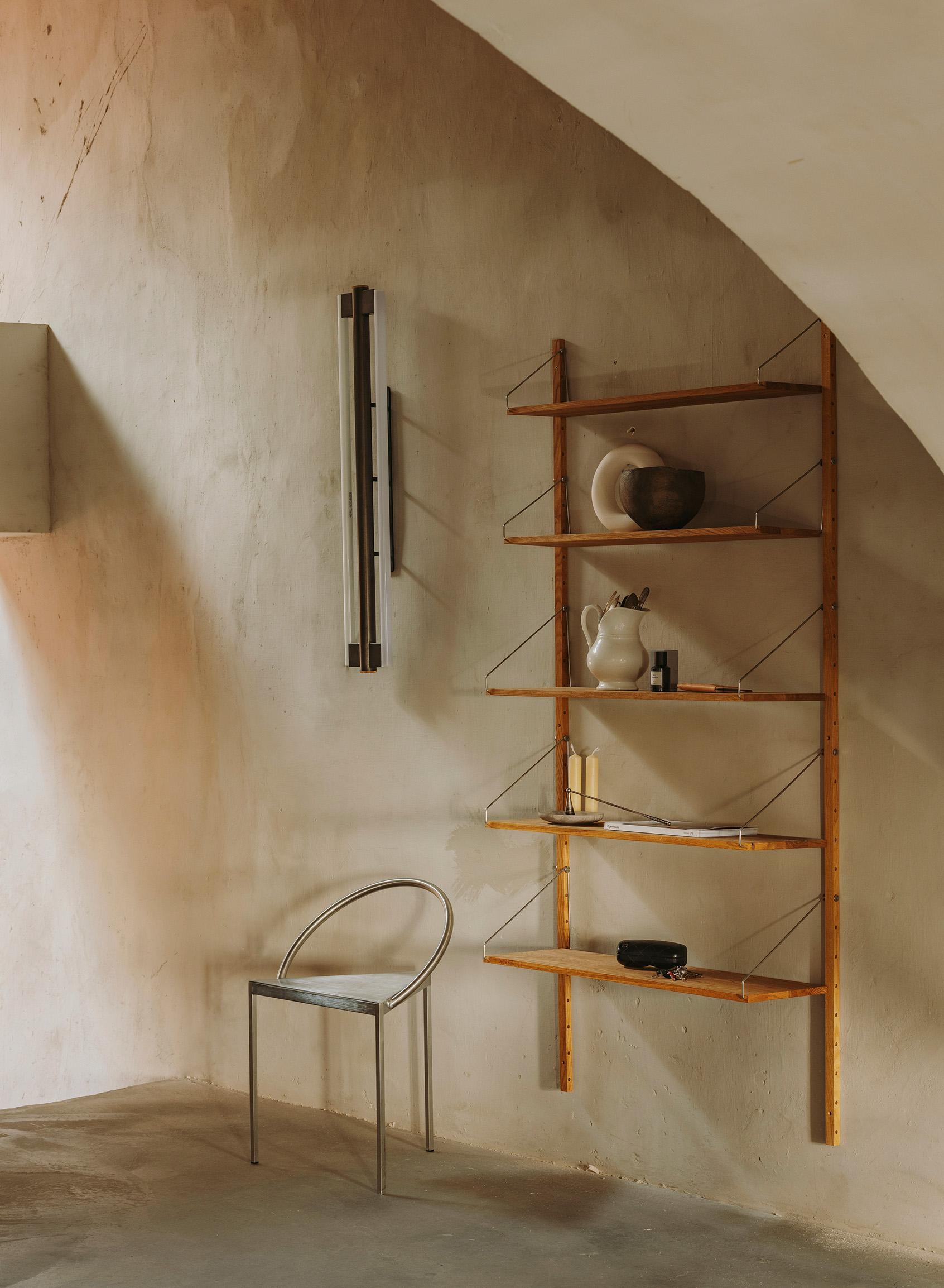 Triangolo Chair, Stainless Steel