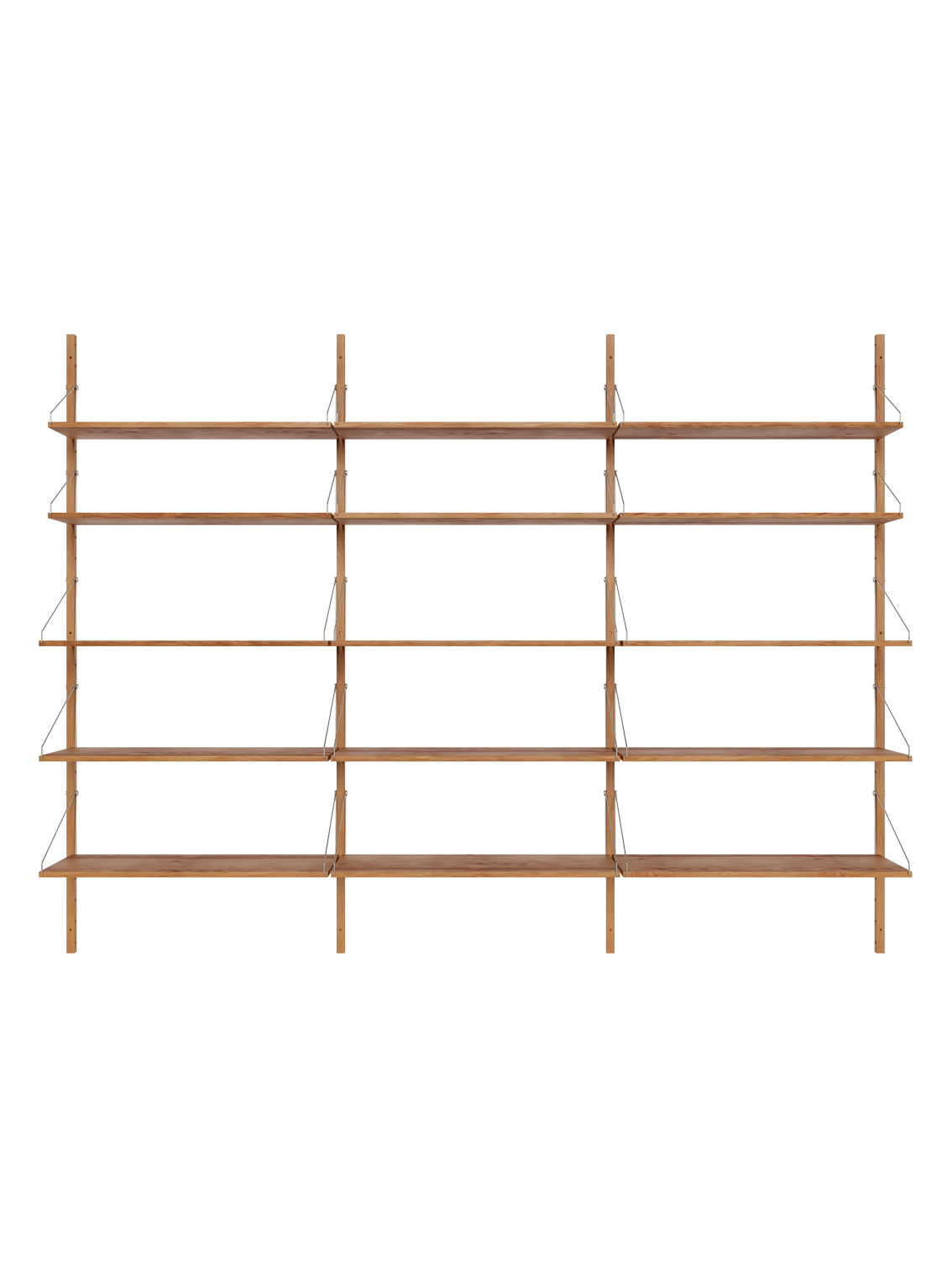 Shelf Library, Triple Section, H1852 x W80CM