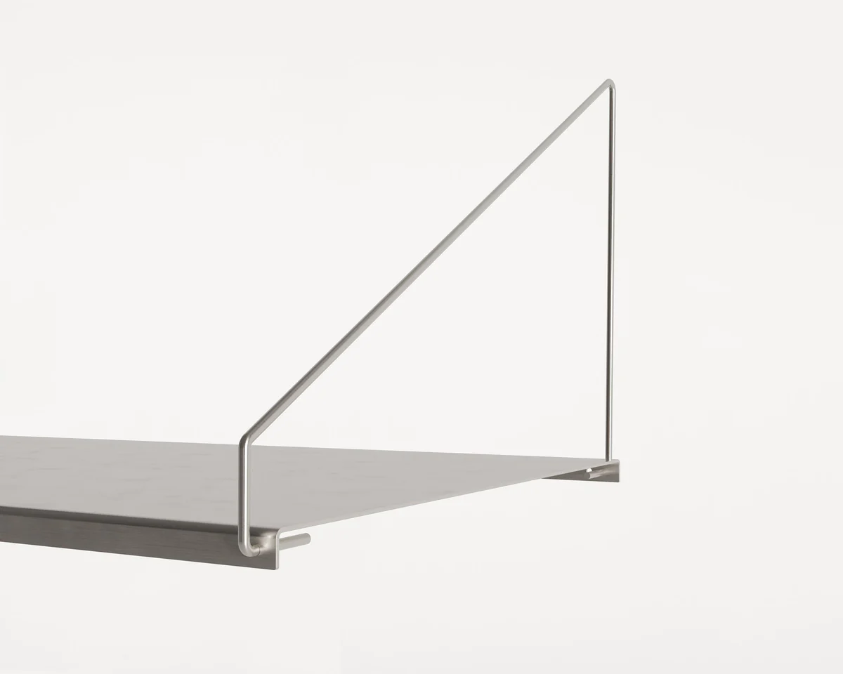 Shelf Library, Hanger Section, Stainless Steel, H1852 x W80CM