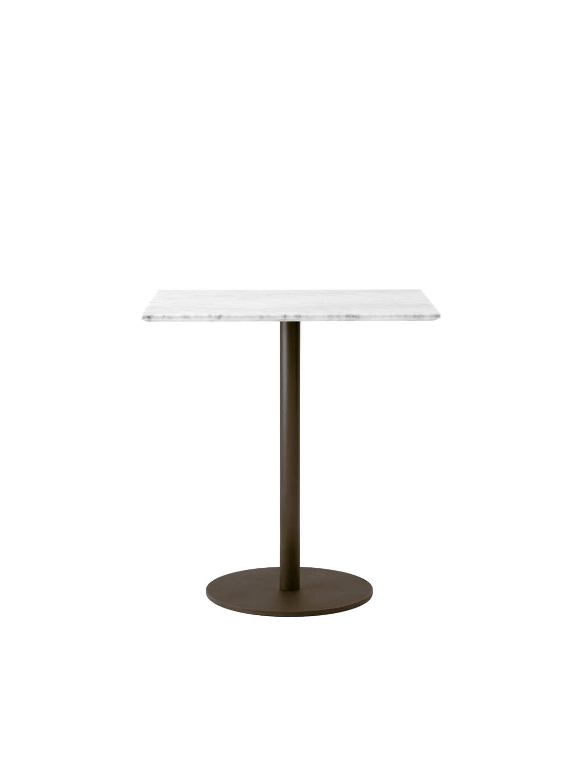 In Between Cafe Table SK16, Marble Table Top / Bronzed Center Base