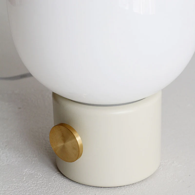 JWDA Table Lamp, Alabaster White