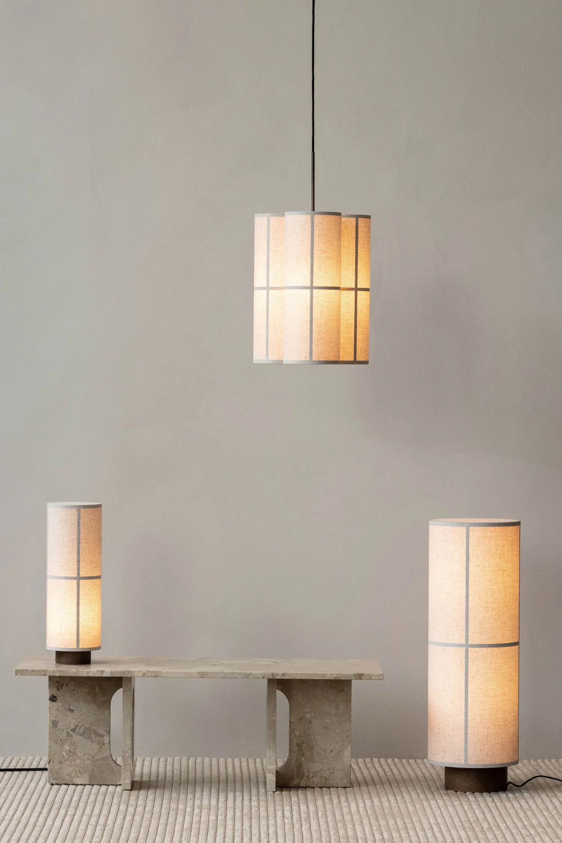 Hashira Floor Lamp, Raw