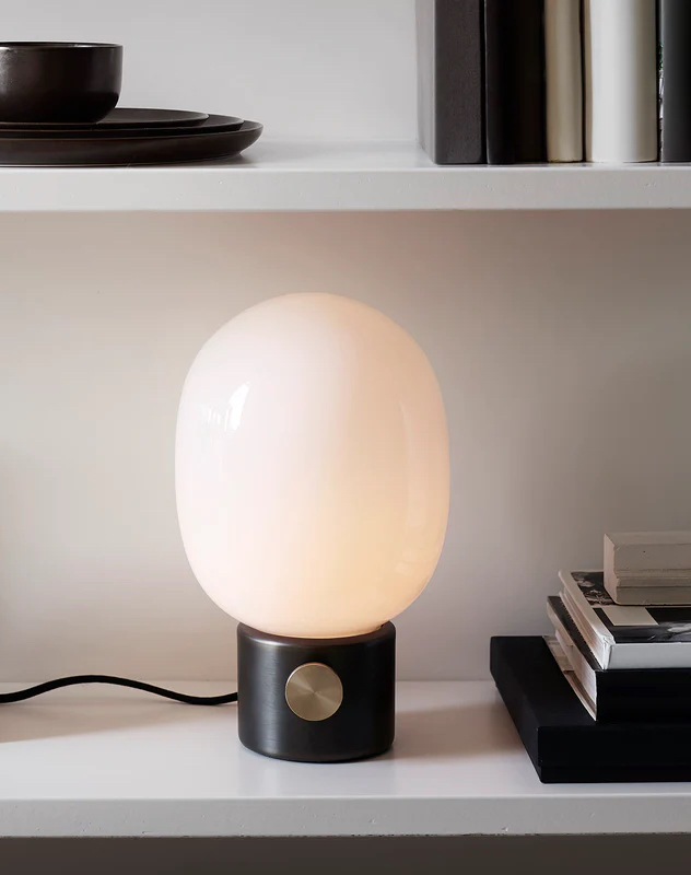 JWDA Table Lamp, Bronzed Brass