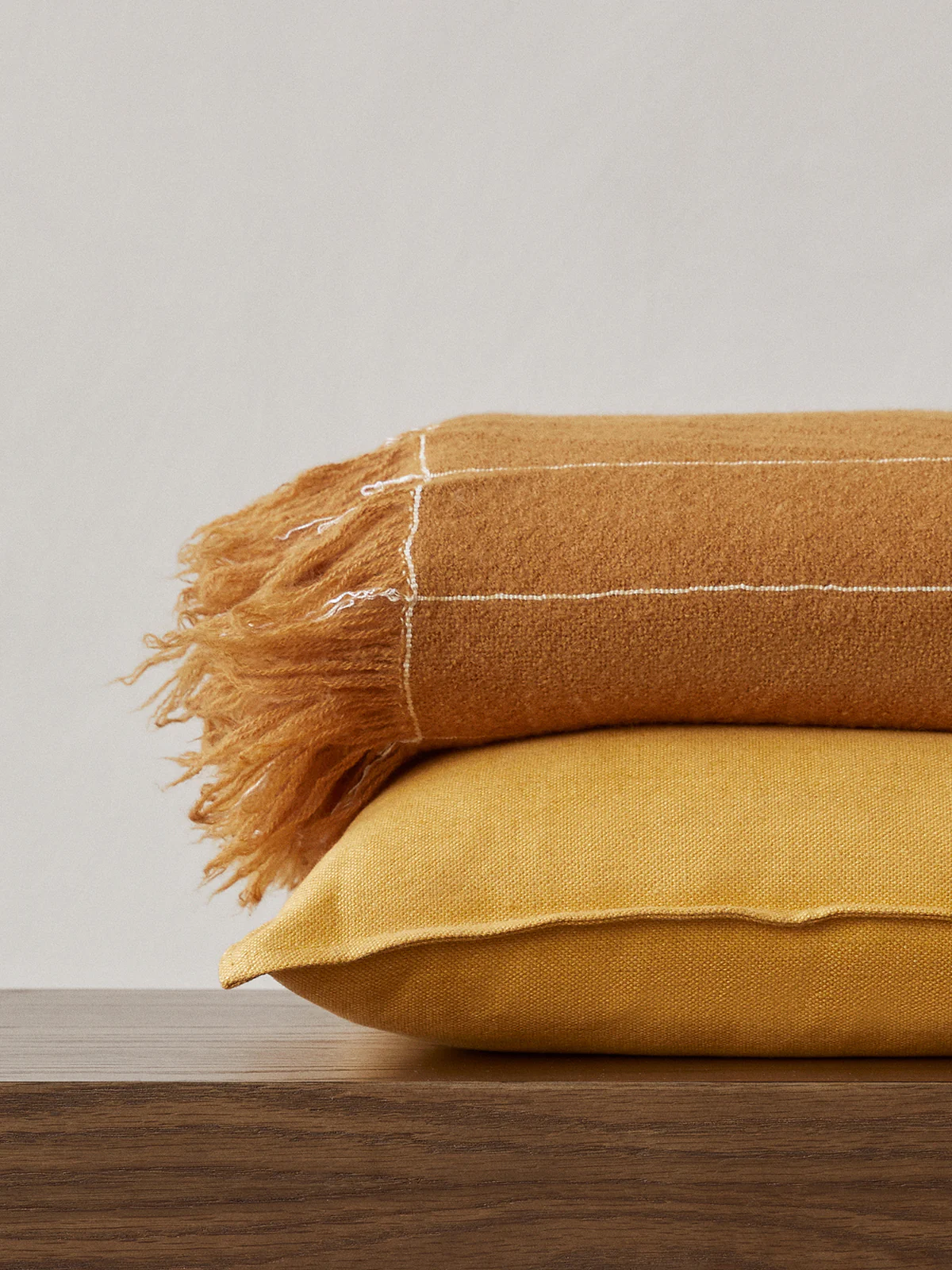 Mimoides Pillow, 60×60, Ochre