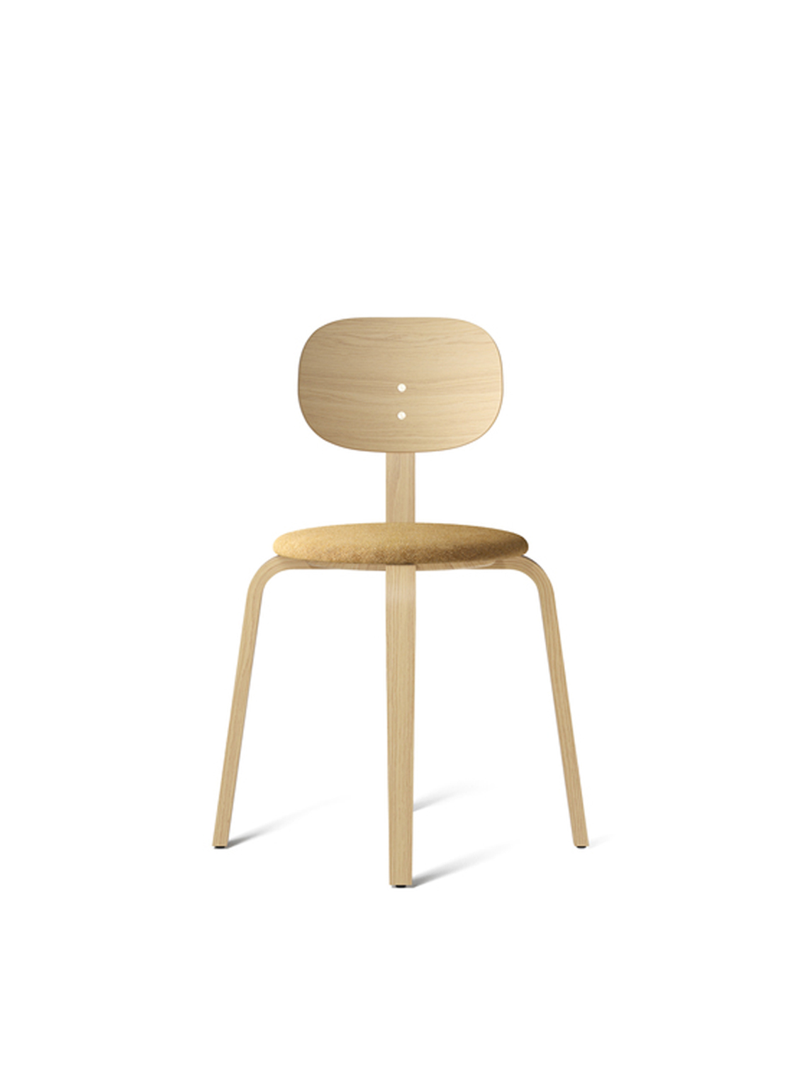 Afteroom Plywood Dining Chair, Natural Oak / Moss 0022