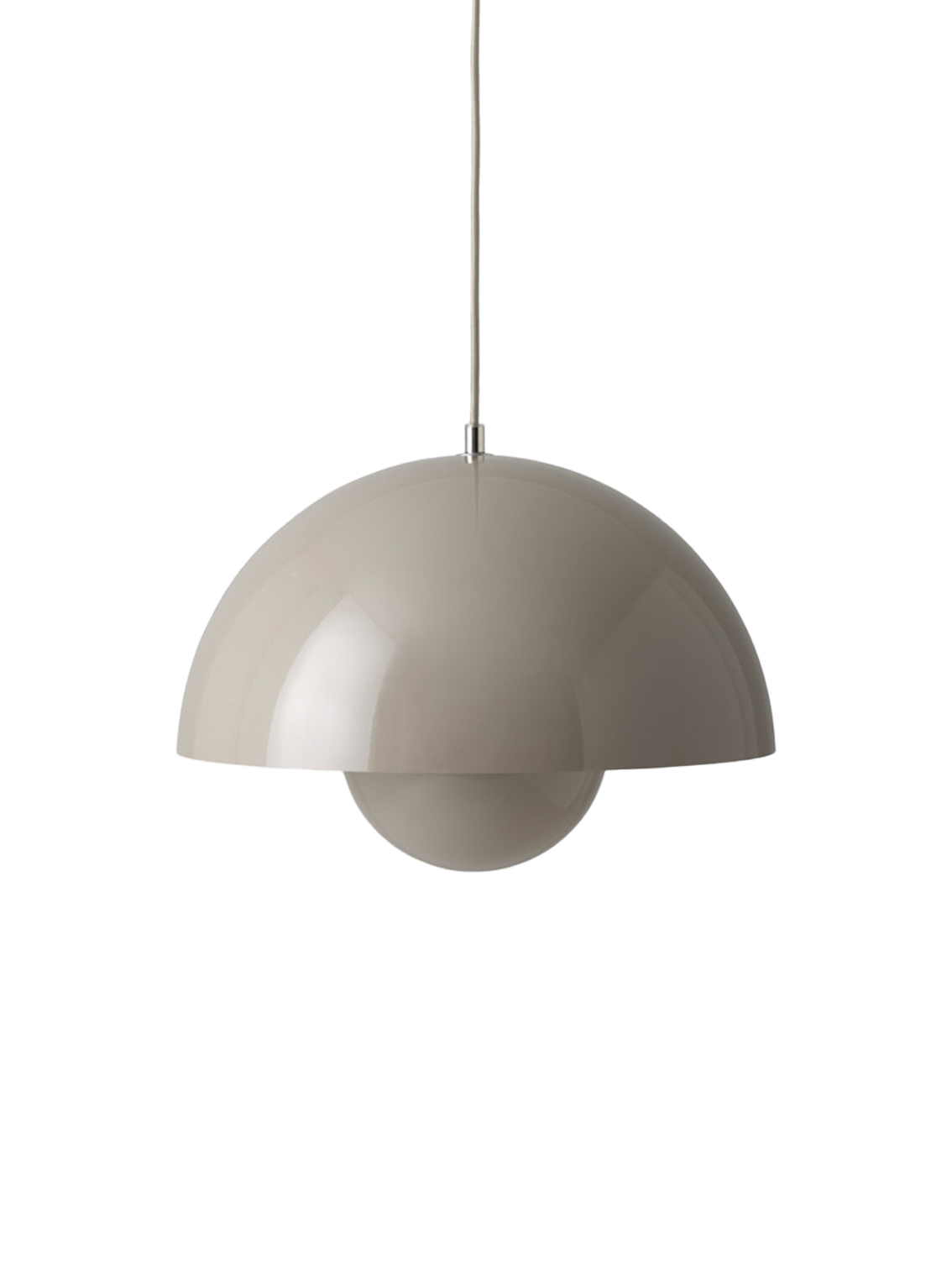 Flowerpot Pendant VP2, Grey Beige