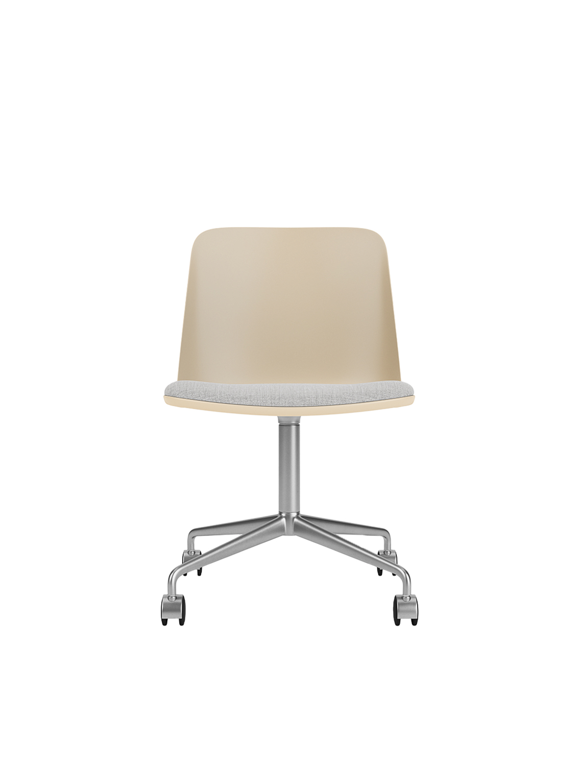 Rely Chair HW22, Seat Upholstery, Remix 123 / 4-Star Swivel Base / Castors