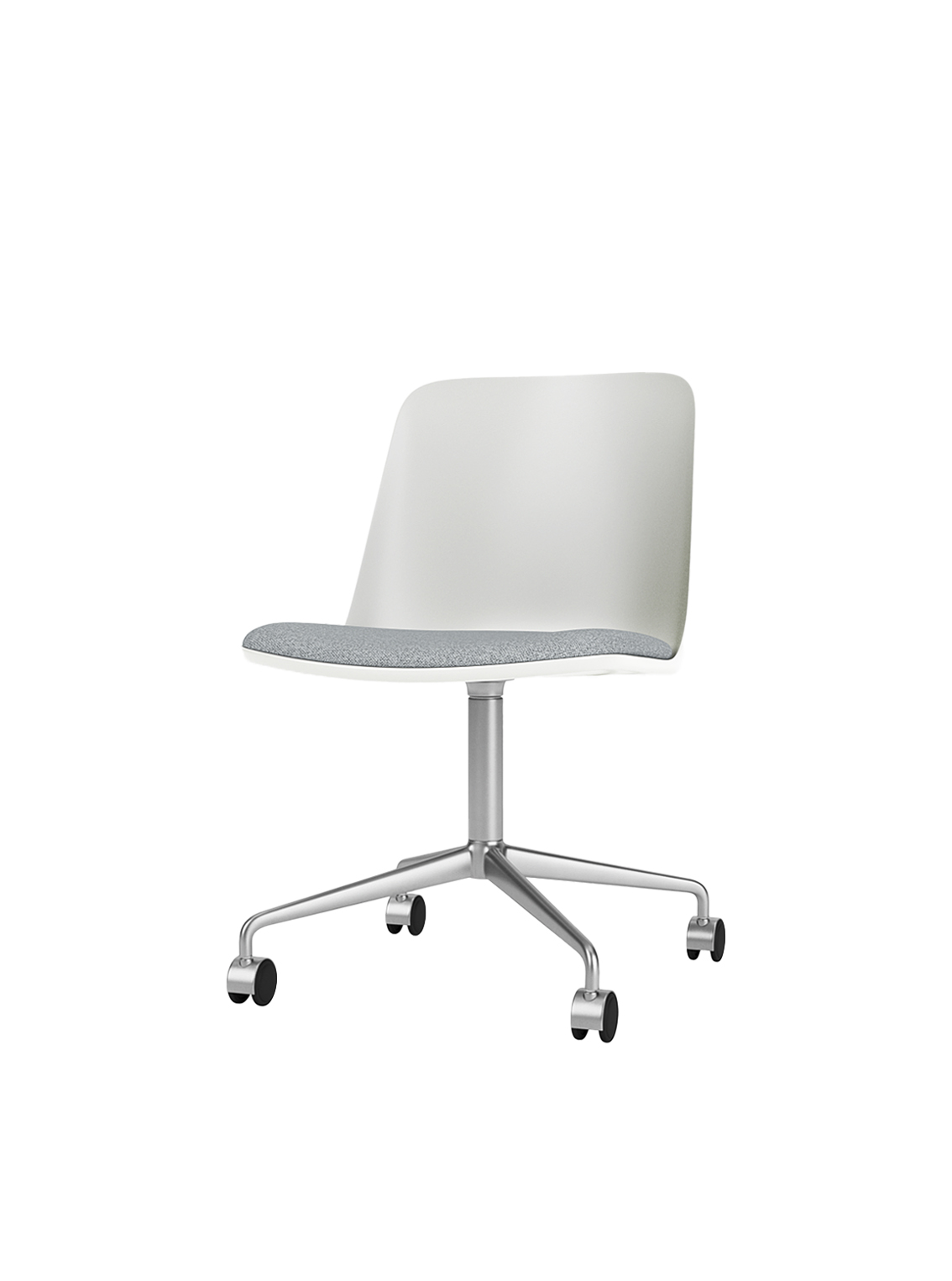 Rely Chair HW22, Seat Upholstery, Hallingdal 130 / 4-Star Swivel Base / Castors