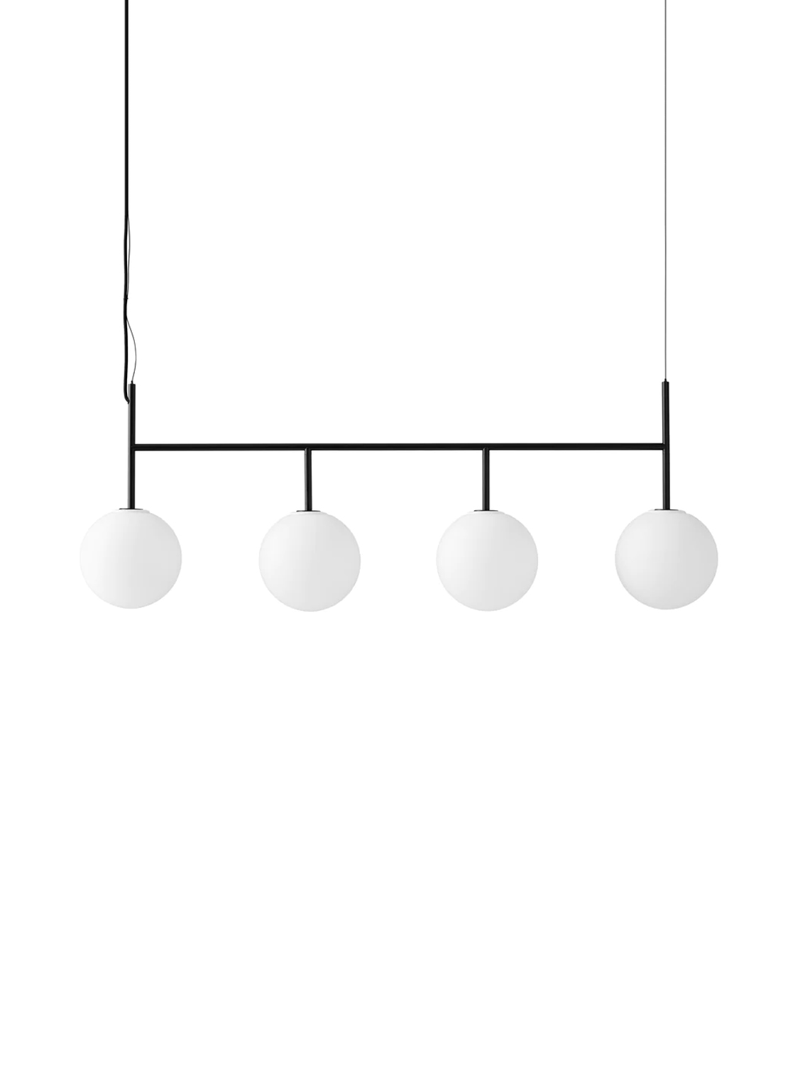 TR Bulb, Suspension Frame, Black with Matt Opal Bulb