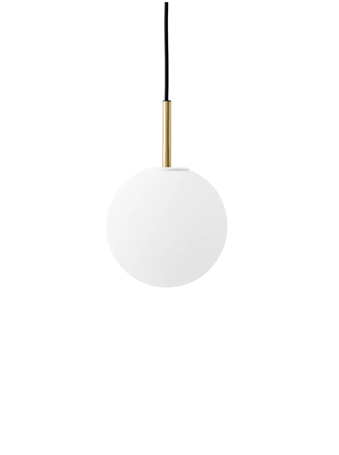 TR Bulb, Pendant, Brushed Brass with Matt Bulb