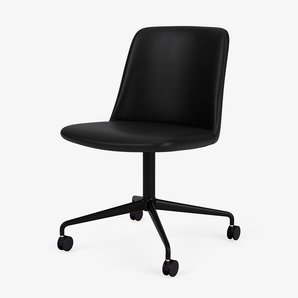 Rely Chair HW23, Full Upholstery, Silk 842 / 4-Star Swivel Base / Castors