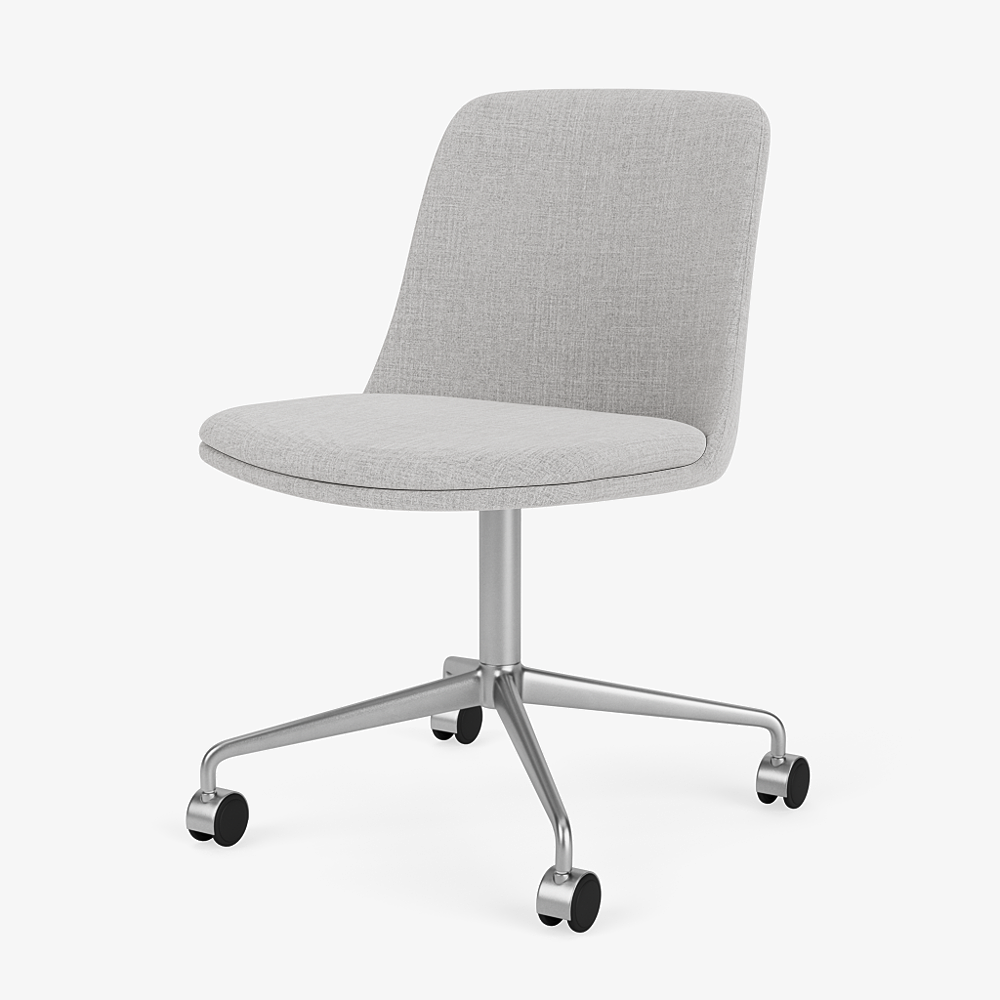 Rely Chair HW24, Full / Seat Upholstery, Remix 123 / 4-Star Swivel Base / Castors