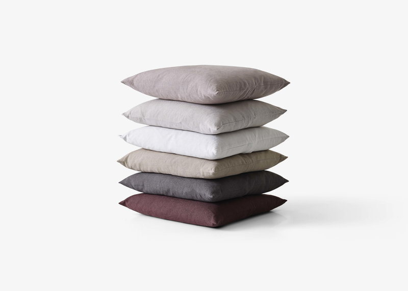 Collect Cushion SC28, Slate / Heavy Linen