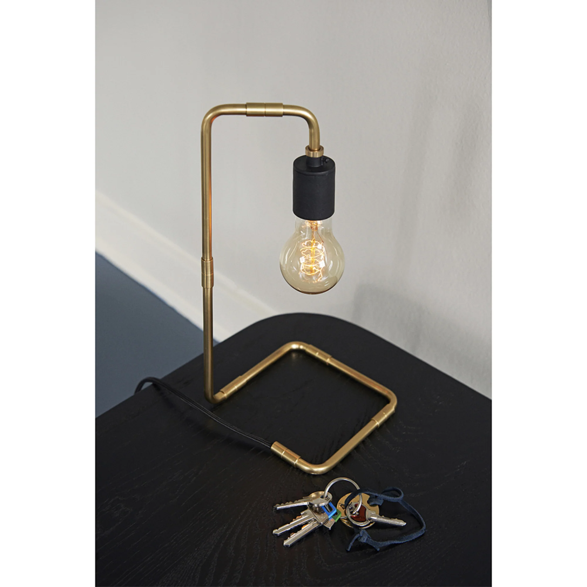 Reade Table Lamp, Brass