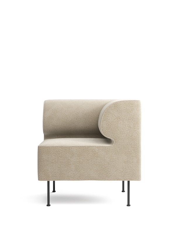 Eave Dining Sofa, Corner, Moss 0018