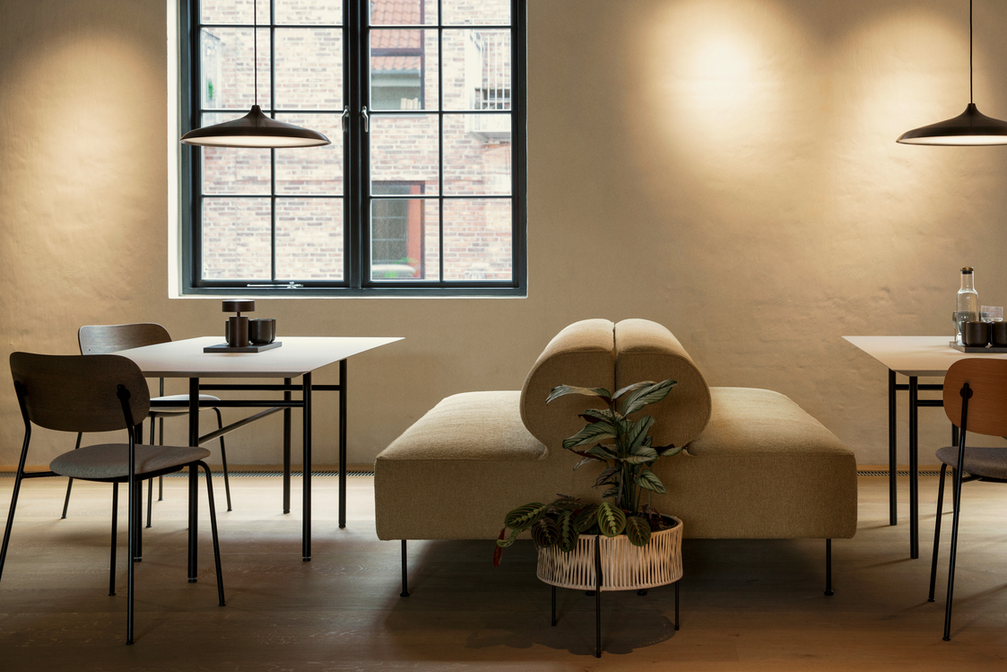 Eave Dining Sofa, 280, Moss 0018