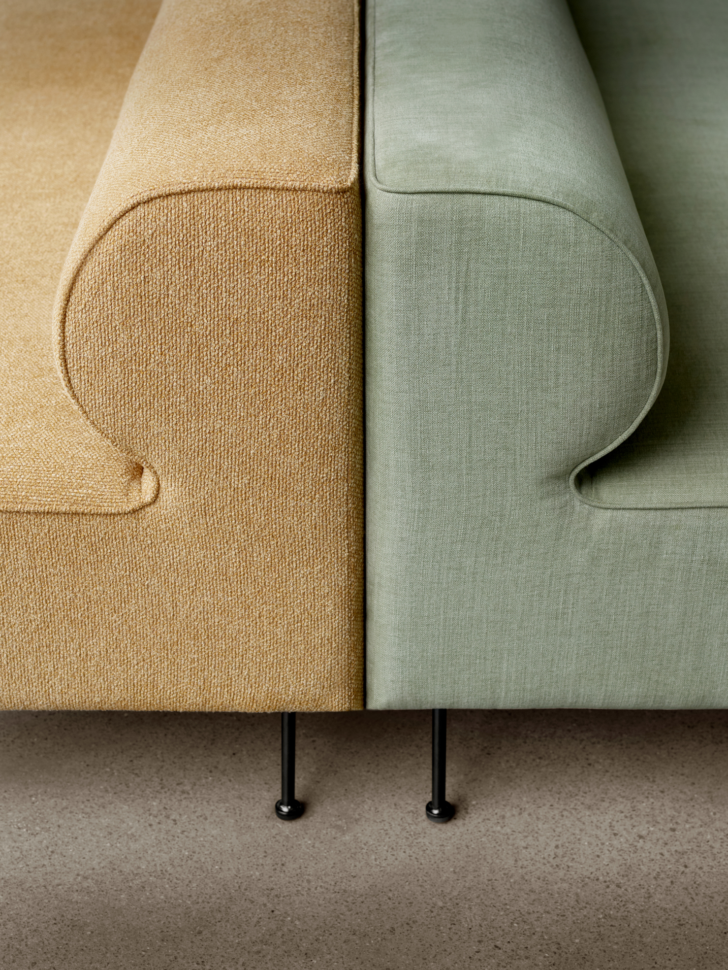 Eave Dining Sofa, 200, Moss 0022