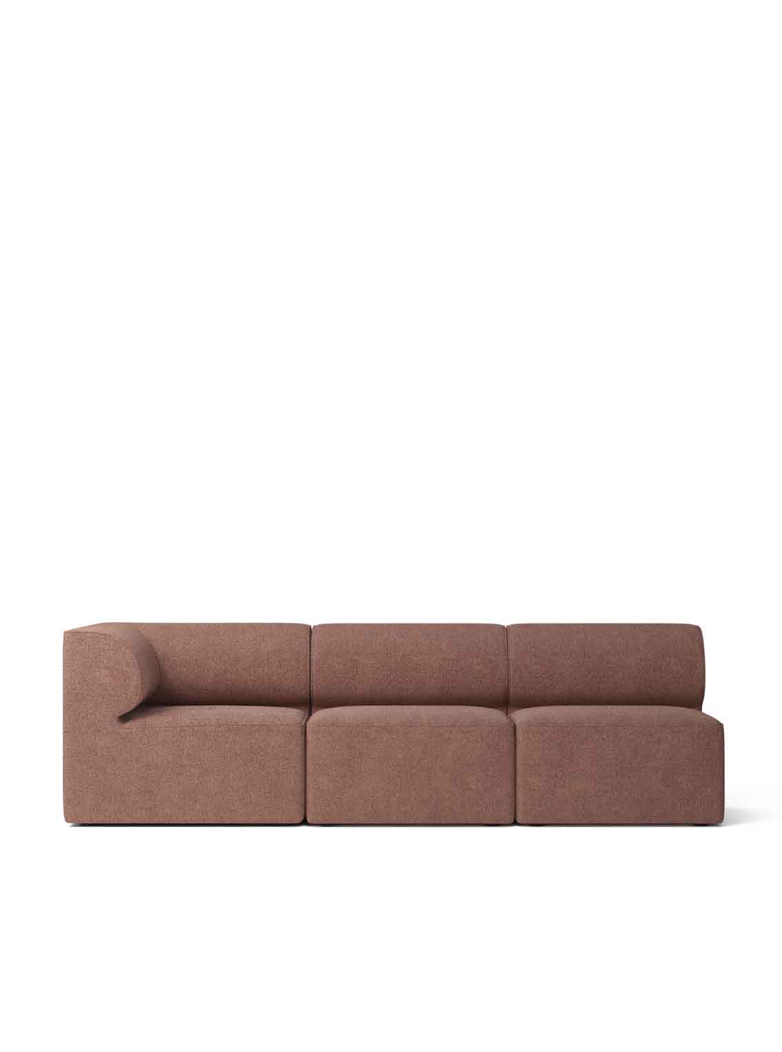 Eave Modular Sofa, 86, 3 seater Open Section, Audo Bouclé 08