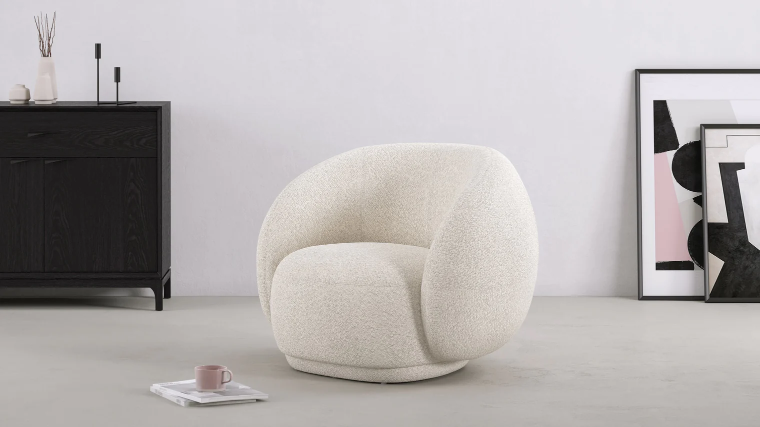 Julep Armchair, Ricinus Bouclé 01