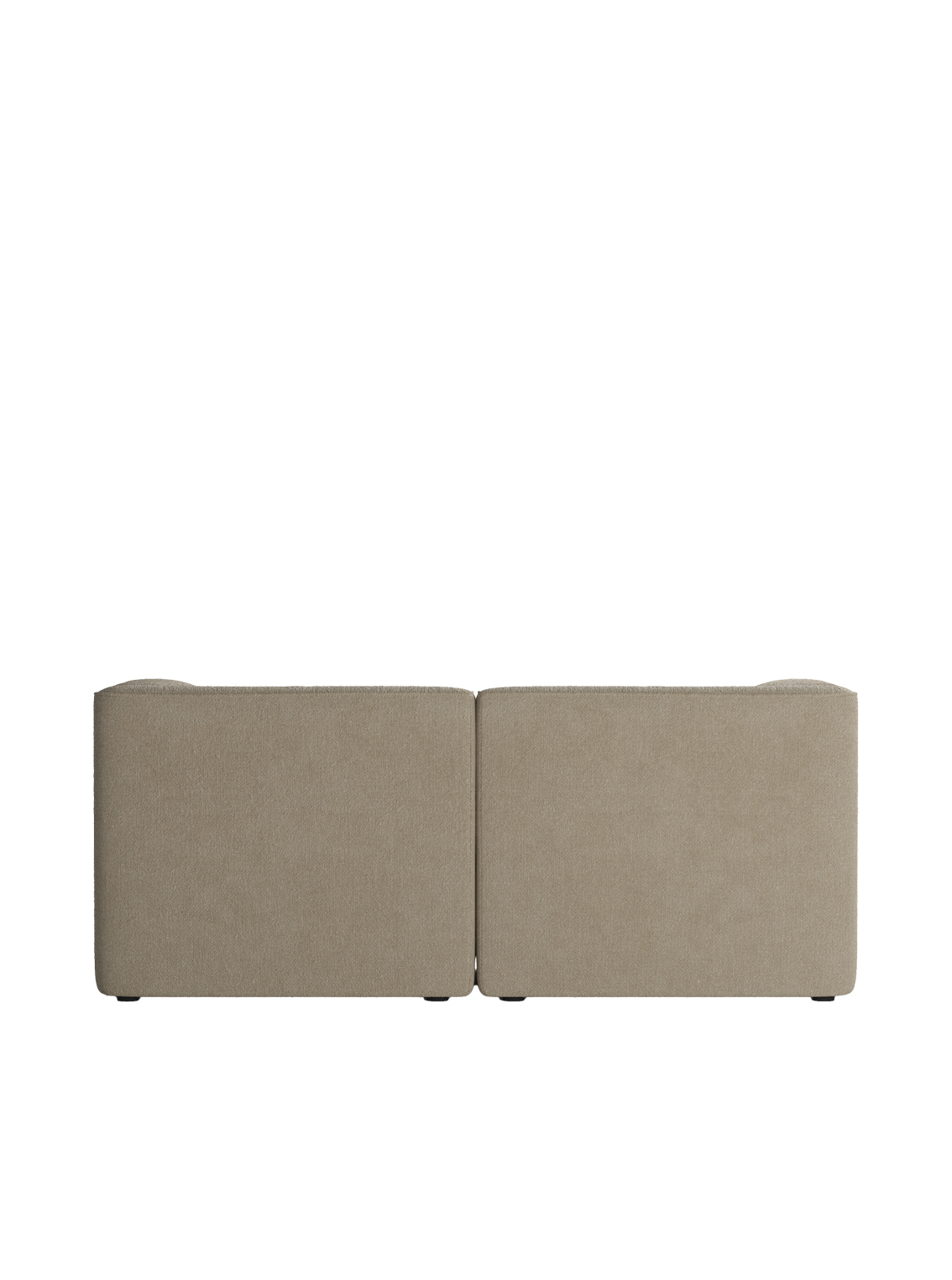 Eave Modular Sofa, 86, 2 Seater, Configuration 1, Beige