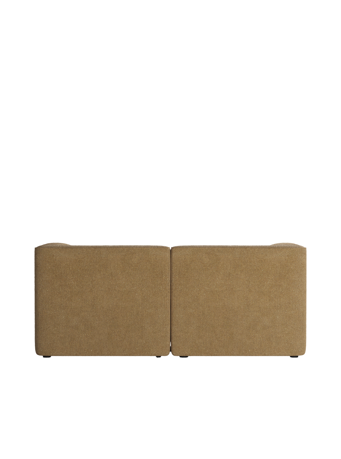 Eave Modular Sofa, 86, 2 Seater, Configuration 1, Earth