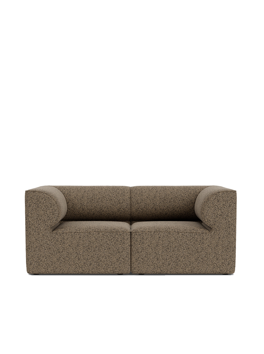 Eave Modular Sofa, 86, 2 Seater, Configuration 1, Earth
